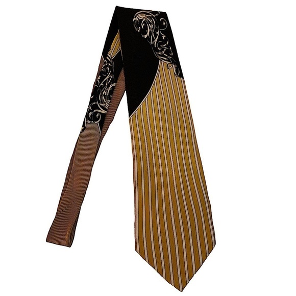 𝅺ENRICO Guccini Vintage Silk Tie - Picture 1 of 6
